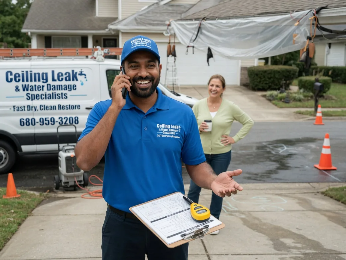Ceiling Leak Cleanup Deerfield, KS FAQs